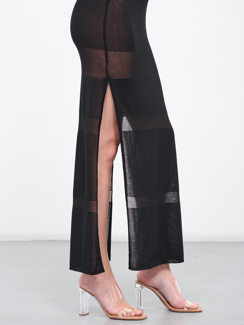 Sea Breeze Knit Dress (114133-0999-BLACK)