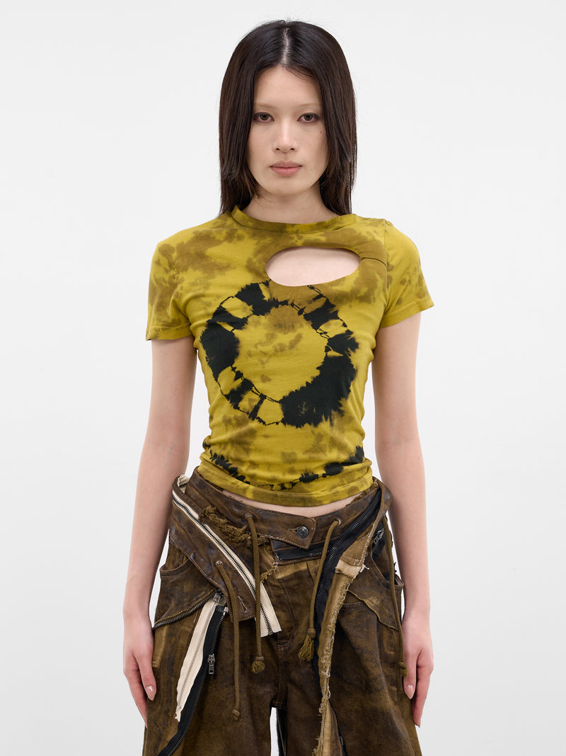 Slim Donut Cut-Out Tie-Dye Tee (11510690903-MULTI)
