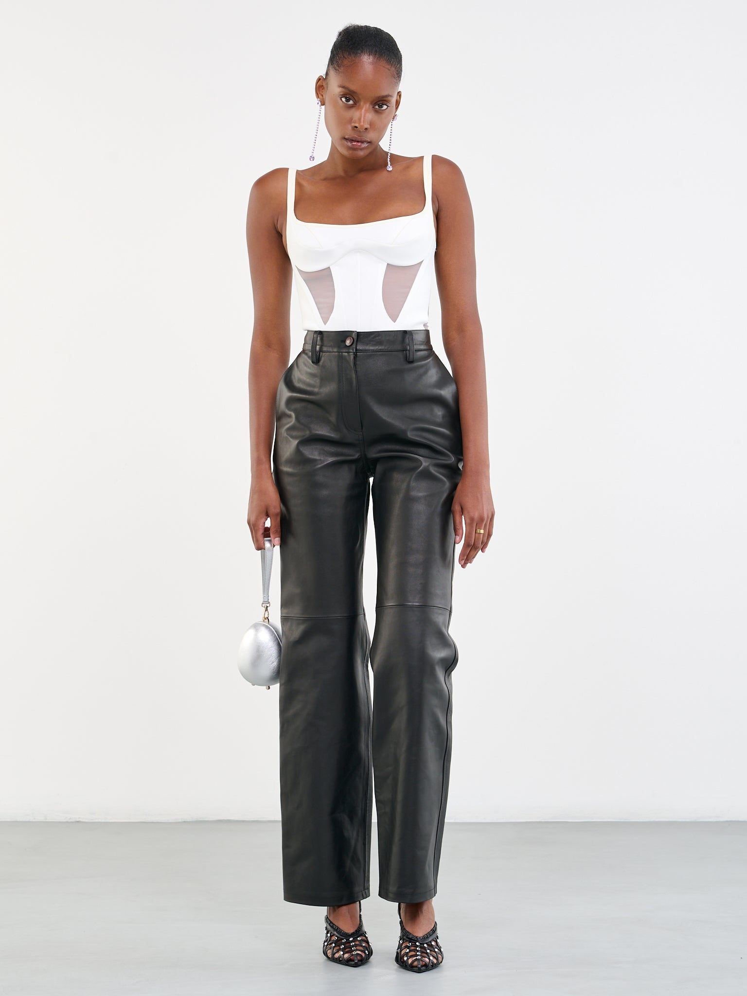 MAGDA BUTRYM Leather Pants | H.Lorenzo - styled