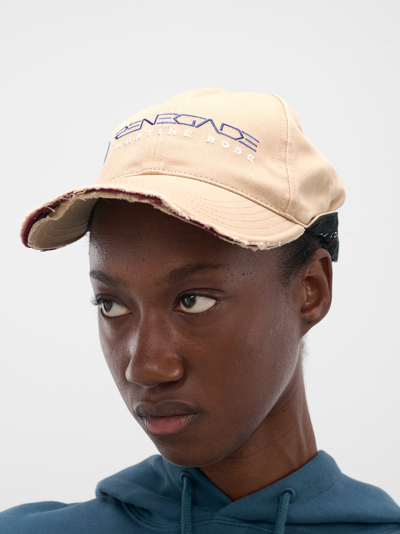 Beige Distressed Roll-Back Cap (1168WP13716-BEIGE)