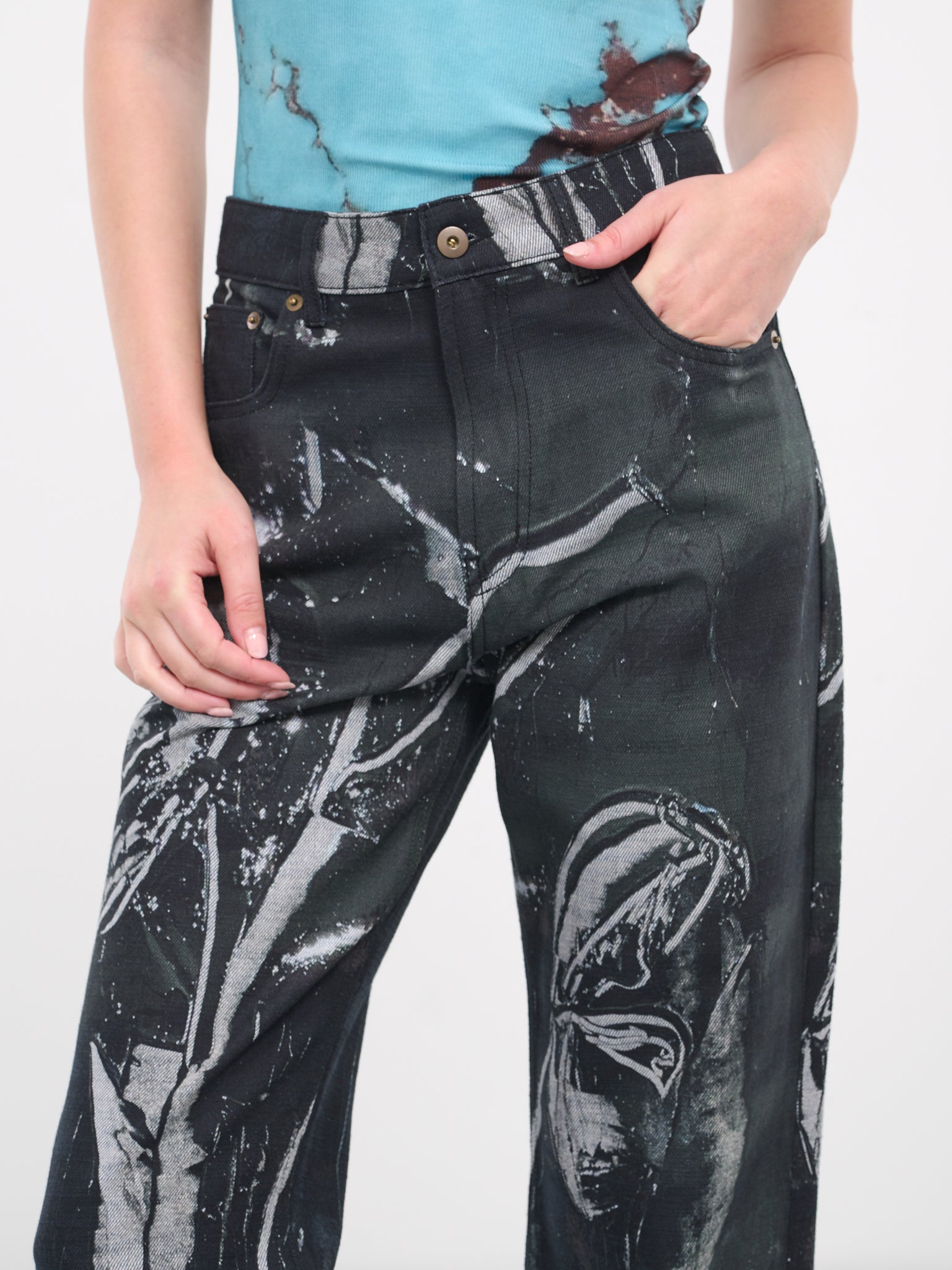 Voyage Jeans (119000-0990-PAINTED-FLOWER)