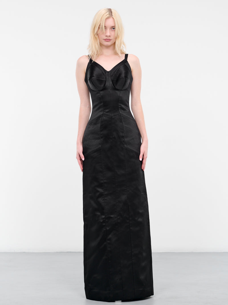 Cone Cup Dress (12-BLACK)