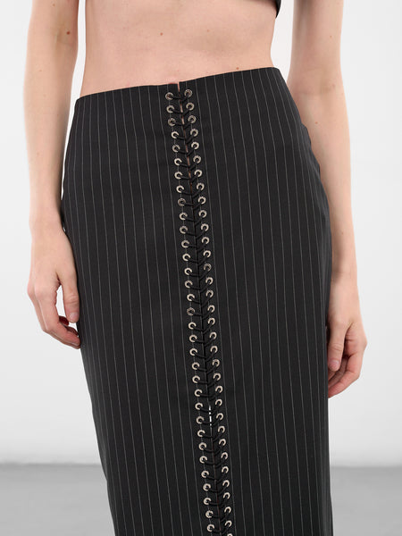 LUDOVIC DE SAINT SERNIN Pinstripe Pencil Skirt | H.Lorenzo