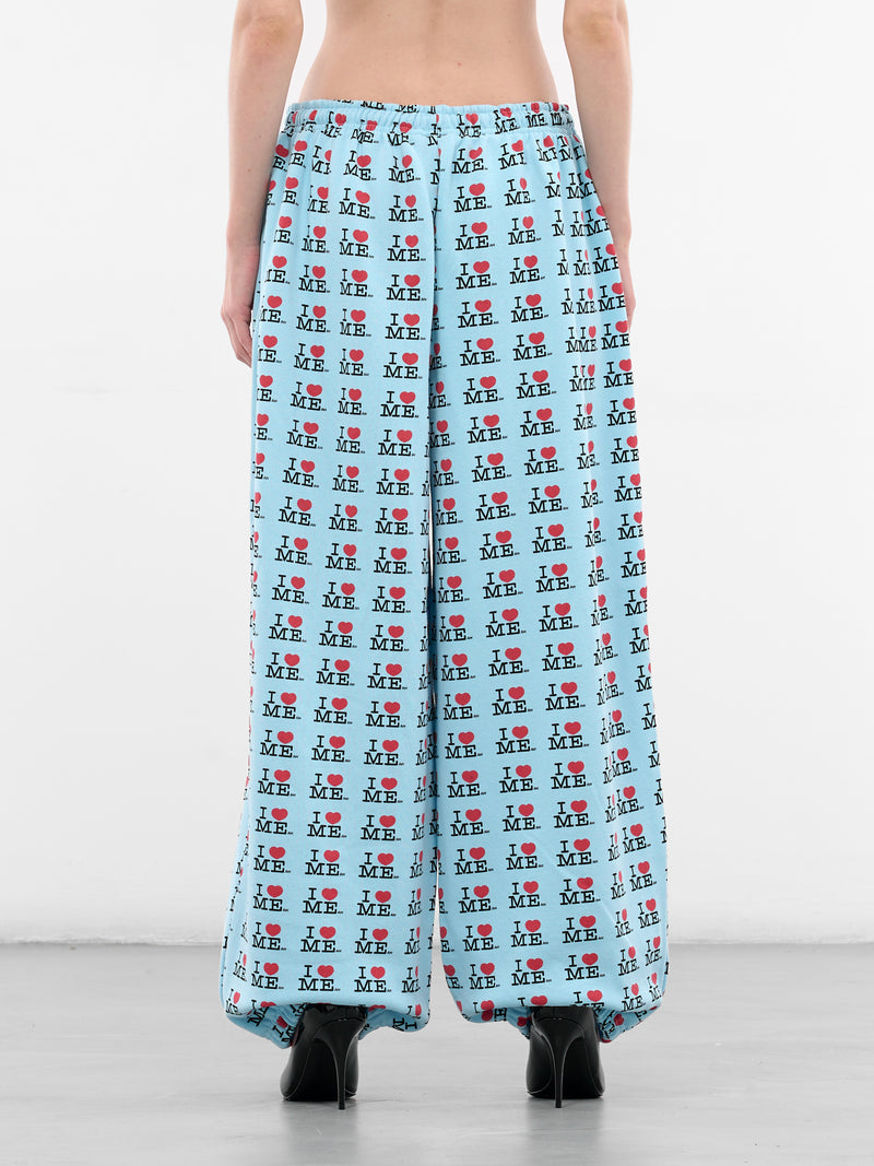 'I Heart Me' Baggy Sweatpants (122-I-HEART-ME-BLUE)