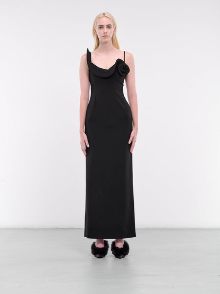 ワンピース MAGDA BUTRYM SS25 '32' dress (418525 BLACK) cd3a2148ead242148c1a1c1354c204