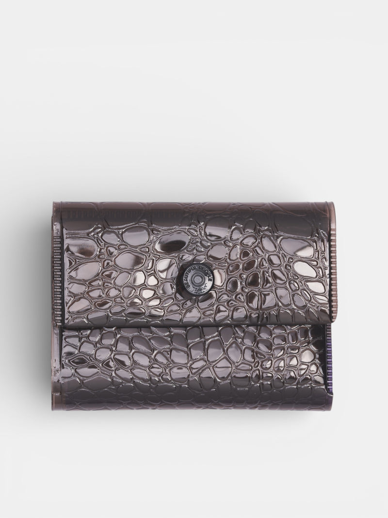 Nothing To Hide Embossed Wallet (1626512003-BLACK)