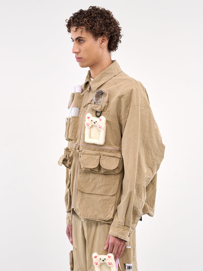 Oshi-Katsu Pocket Jacket (16BL217-BEIGE)