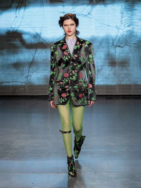 Yuhan Wang Floral Print Blazer | H.Lorenzo
