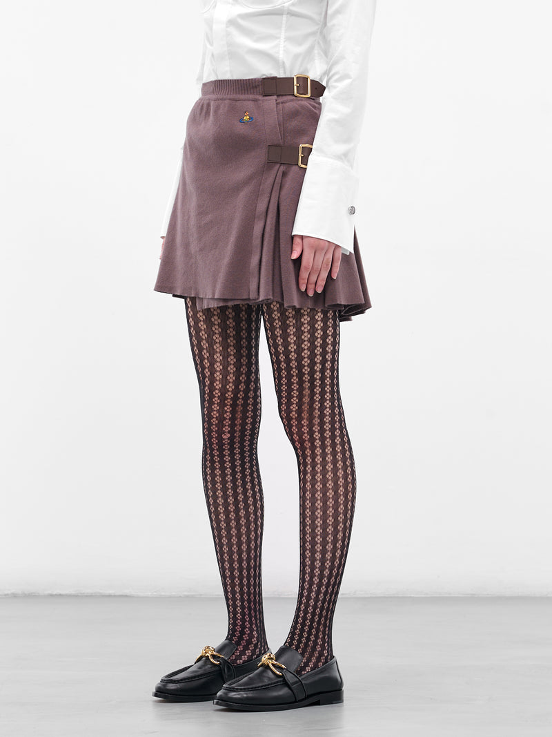 Brown Bea Kilt (1802001T-Y0021-D408-TRUFFLE)