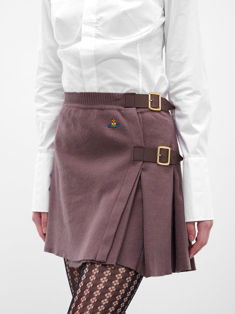 Brown Bea Kilt (1802001T-Y0021-D408-TRUFFLE)