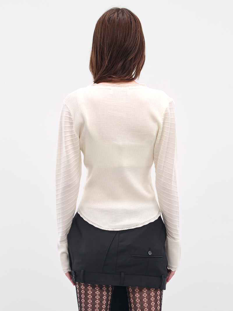 White Maria Corset Top (1803006L-Y0006-A402-DUSTY-WHIT)