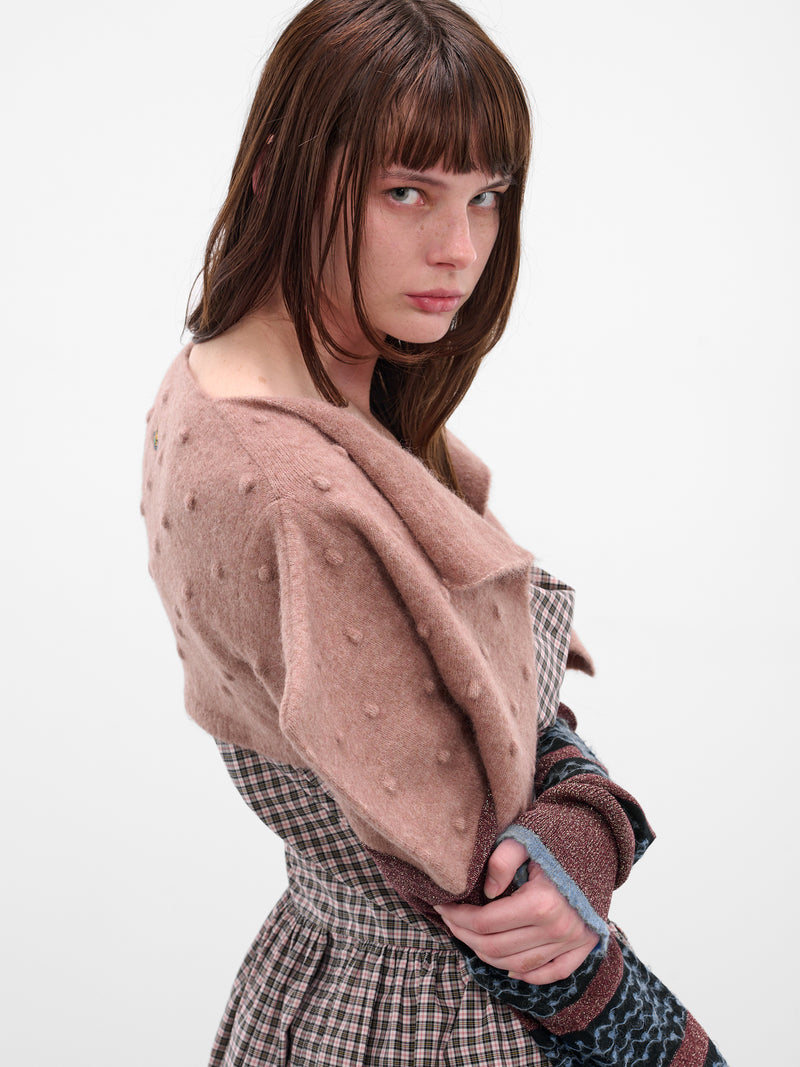 Brown Rubina Bolero Shrug (1803006N-Y003R-G404-BLUSH)