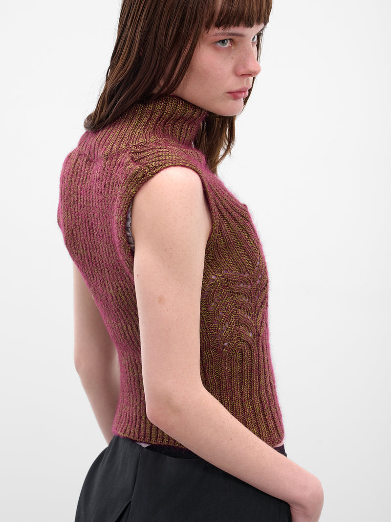 Brown Mary Corset Top (1803006V-Y0040-R401-GOLD)