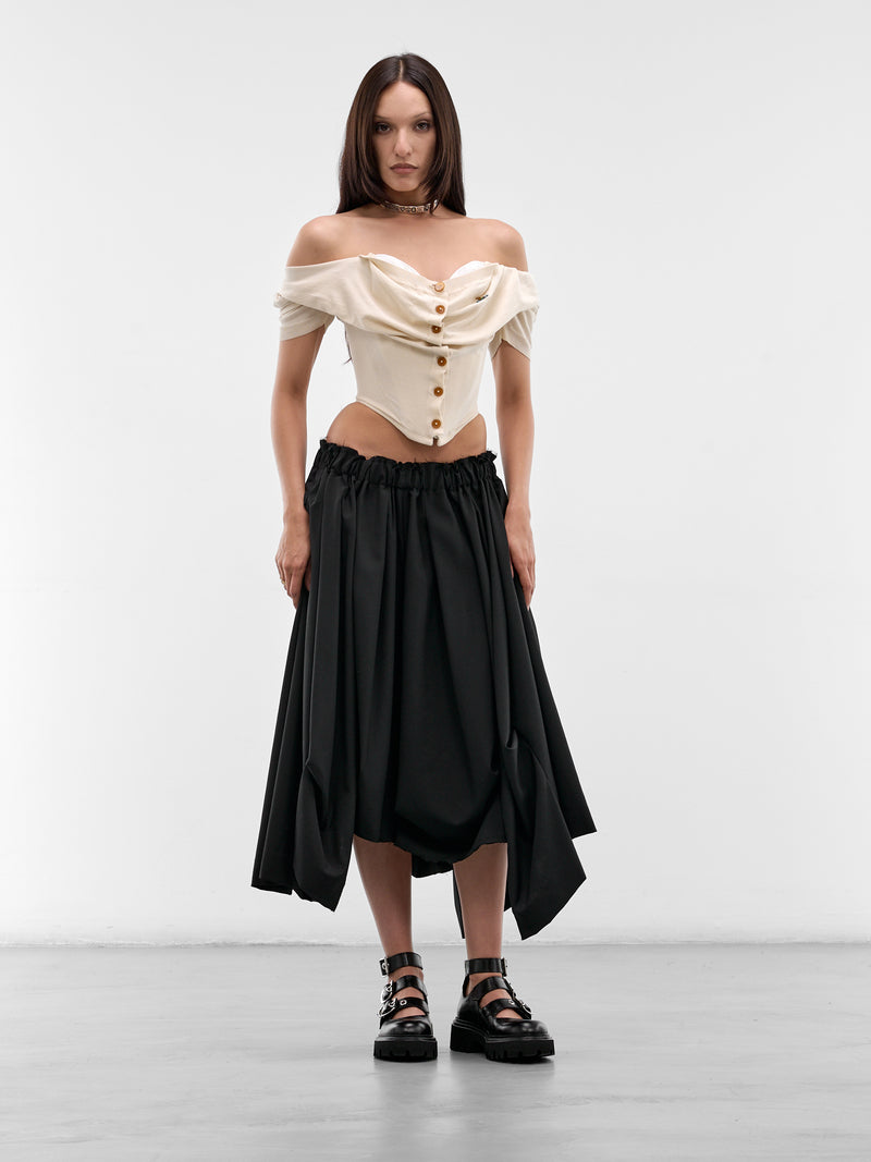 Cream Bea Corset Cardigan (1803007P-Y003F-CREAM)