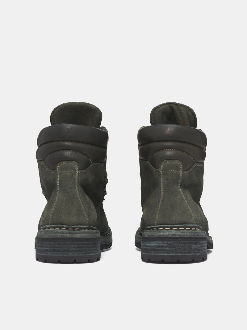 Green 19M Reverse Calf Hiking Boots (19M-CALF-REVERSE-CV31T-OLIVE-G)