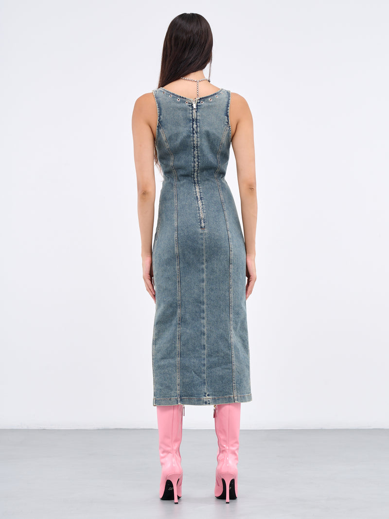 BLUMARINE Jean Dress | H.Lorenzo - back