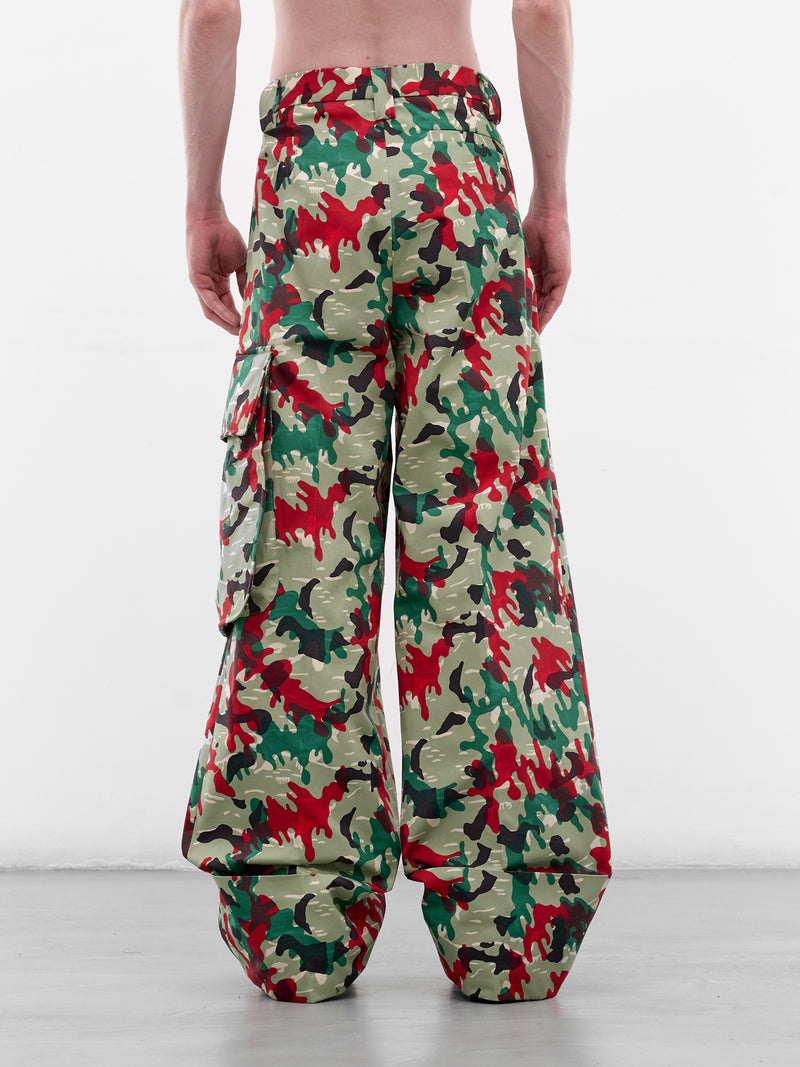 Multi-Color Camo Cargo Major Pants (2006-CC1-LIGHT-GREEN)
