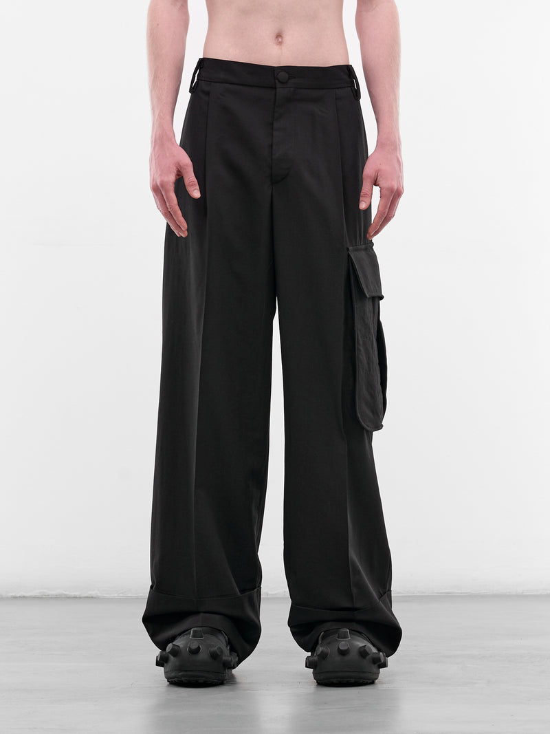 Black Cargo Major Pants (2006-CC24-BLACK)