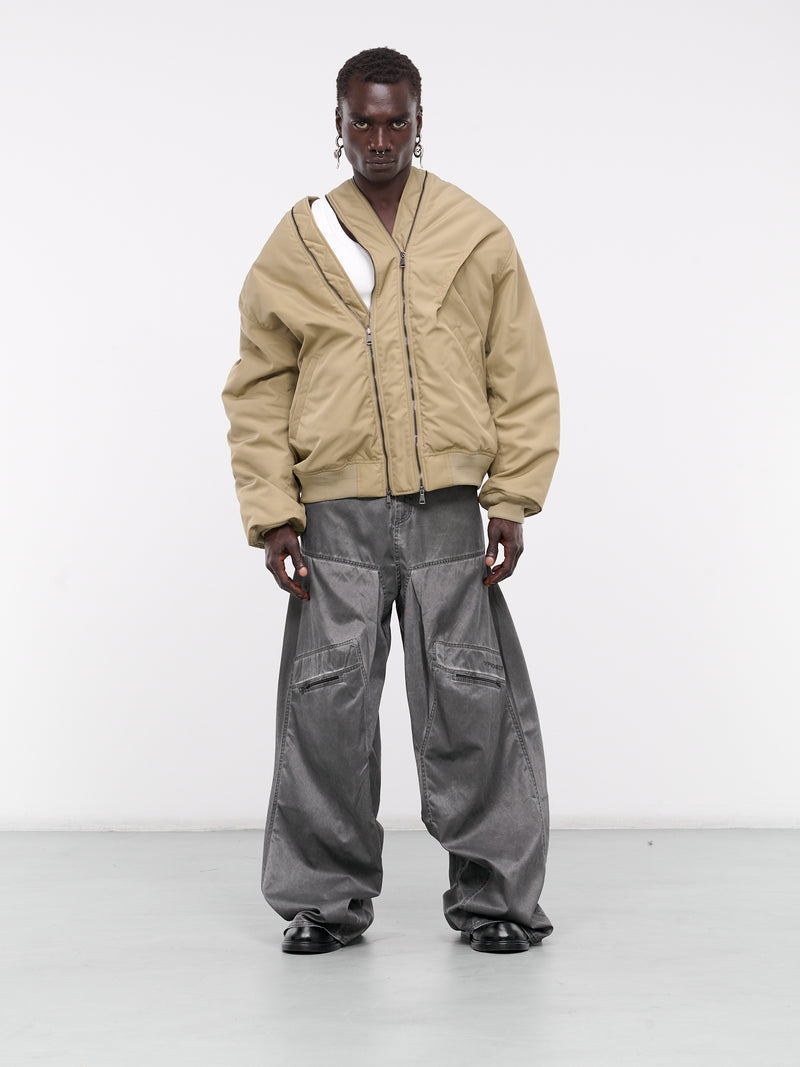 Pop-Up Pants (203PA003-F494-WASHED-BLACK)