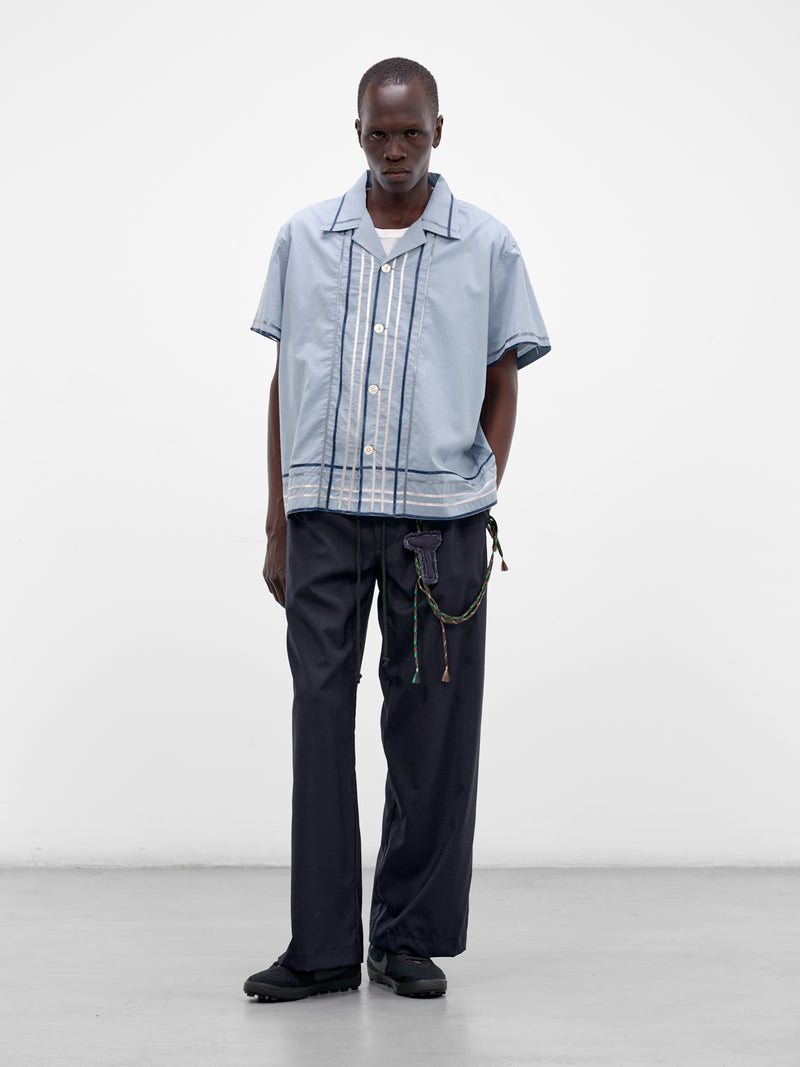 Blue Ribbon Stripe Plaid Shirt (MRS26SH039-BLUE-MULTI)