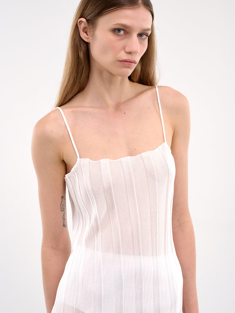 Anais Mini Dress (21483-WHITE)