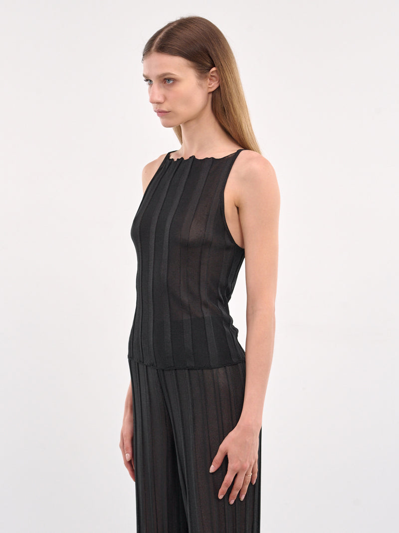 Anais Tank Top (21486-BLACK)