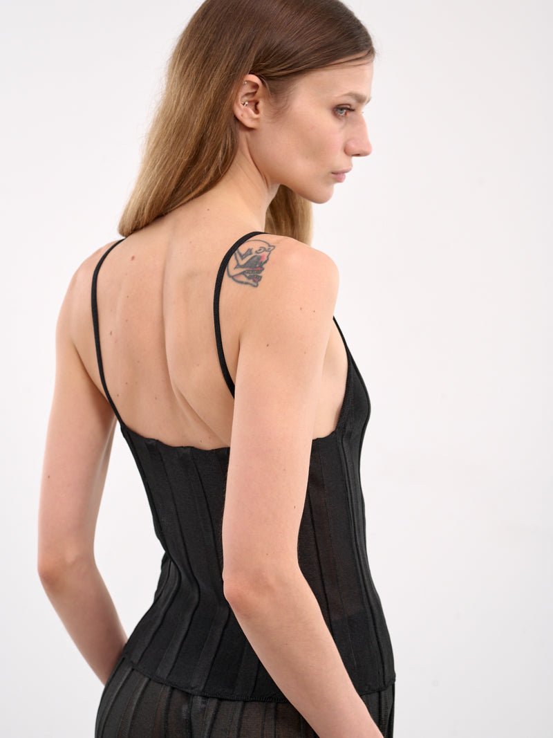 Anais Tank Top (21486-BLACK)