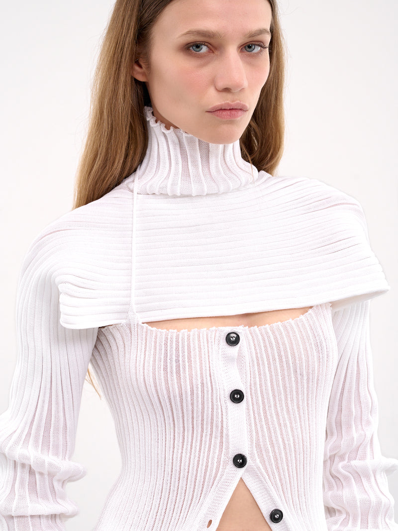 Olga Cardigan (21511-WHITE)