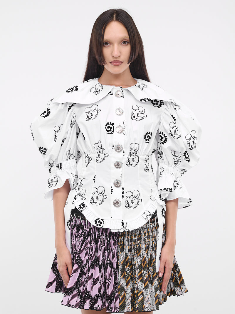 Superstar Shirt (2185-SUPERSTAR-WHITE-BLACK)