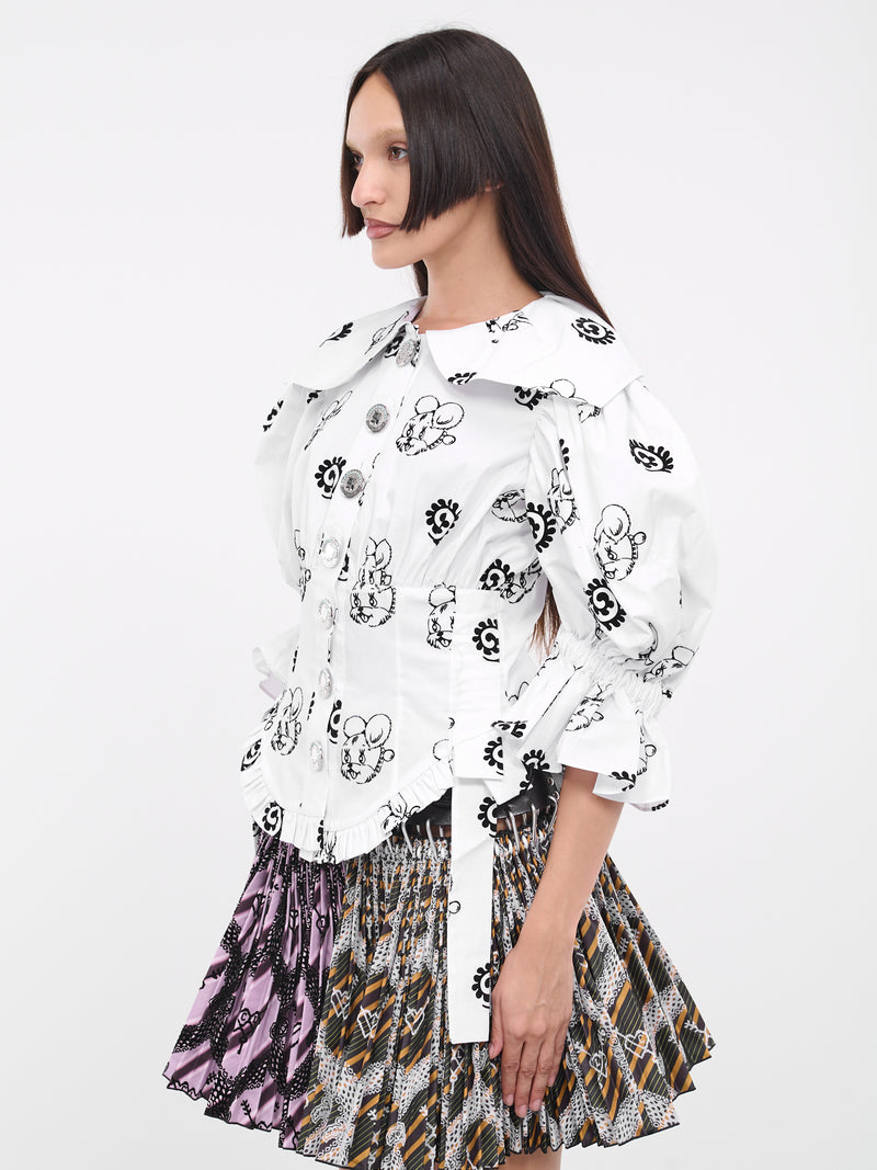 Superstar Shirt (2185-SUPERSTAR-WHITE-BLACK)