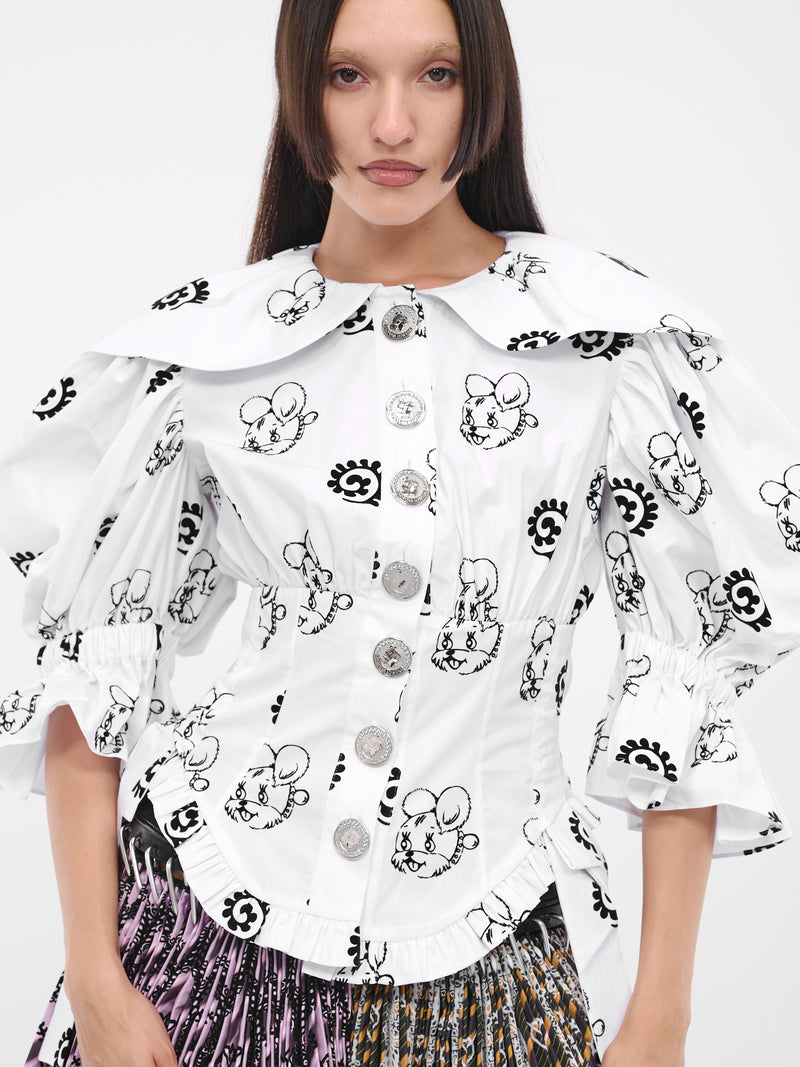 Superstar Shirt (2185-SUPERSTAR-WHITE-BLACK)