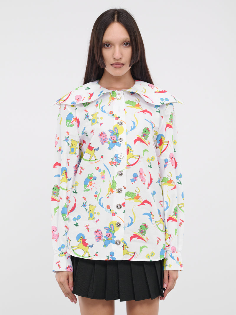 Corinthian Shirt (2190-CORINTHIAN-TOY-WHITE-MULT)