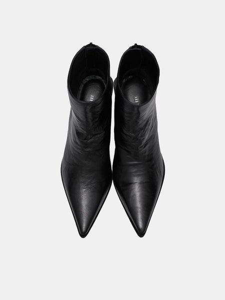 ショートブーツ・ブーティ Florentine Ankle Boots - Ann Demeulemeester - Black - Leathe 2301-W-F29-LT111-099-BLACK-