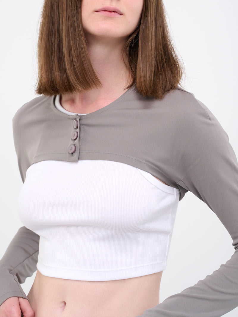 Maillot Ultra Crop Cardigan (23011051-CONCRETE)