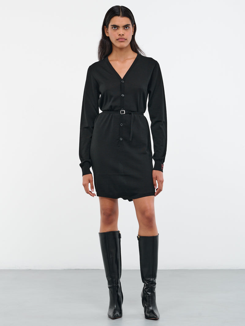 Cardigan Dress (231-830-52003-0099-BLACK)
