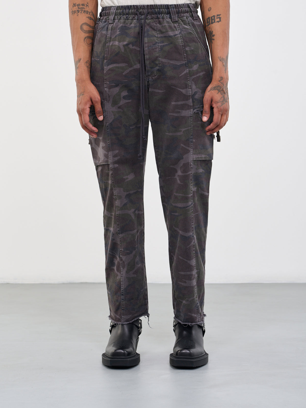 SONG FOR THE MUTE Cargo Trousers | H. Lorenzo - front