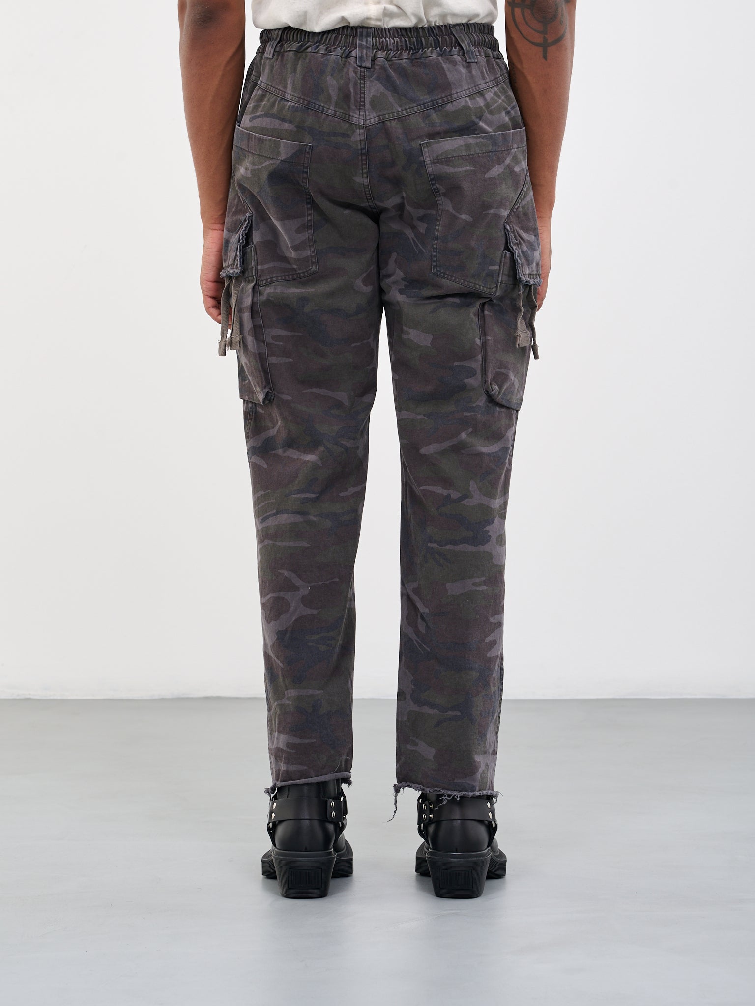 SONG FOR THE MUTE Cargo Trousers | H. Lorenzo - back