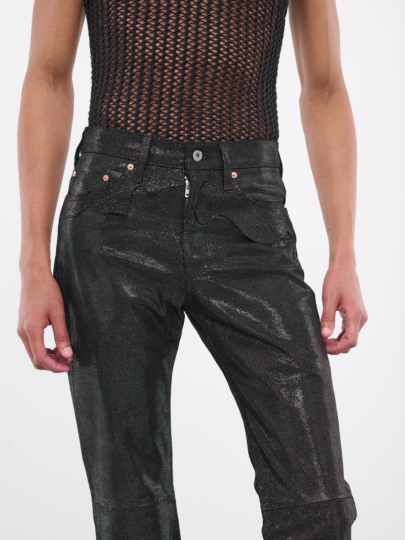 Aurora Leather Pants (23AWLA08-AURORA-BLACK)