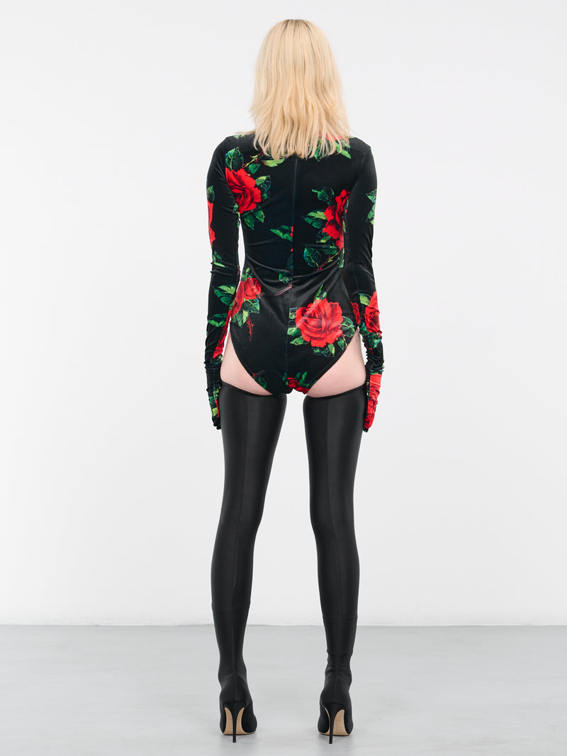 Rose Velvet Bodysuit (23G-ROSA)