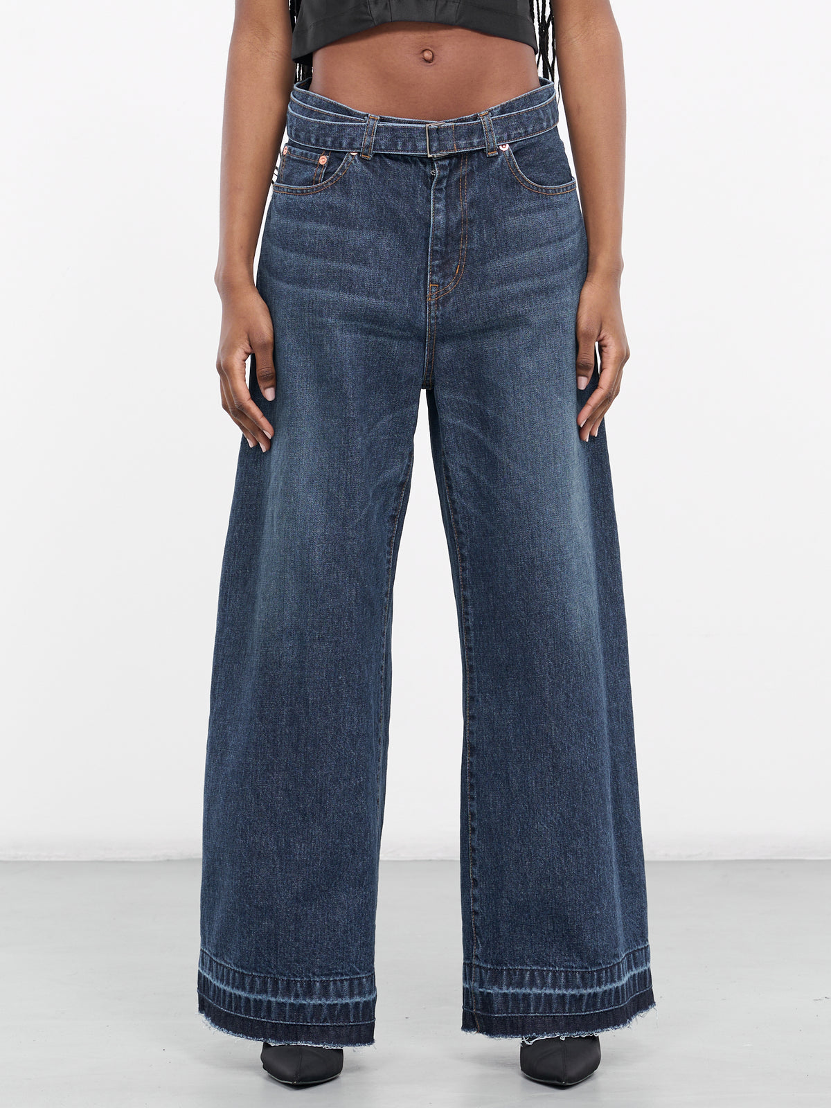 Belted Jeans (24-07140-401-BLUE)
