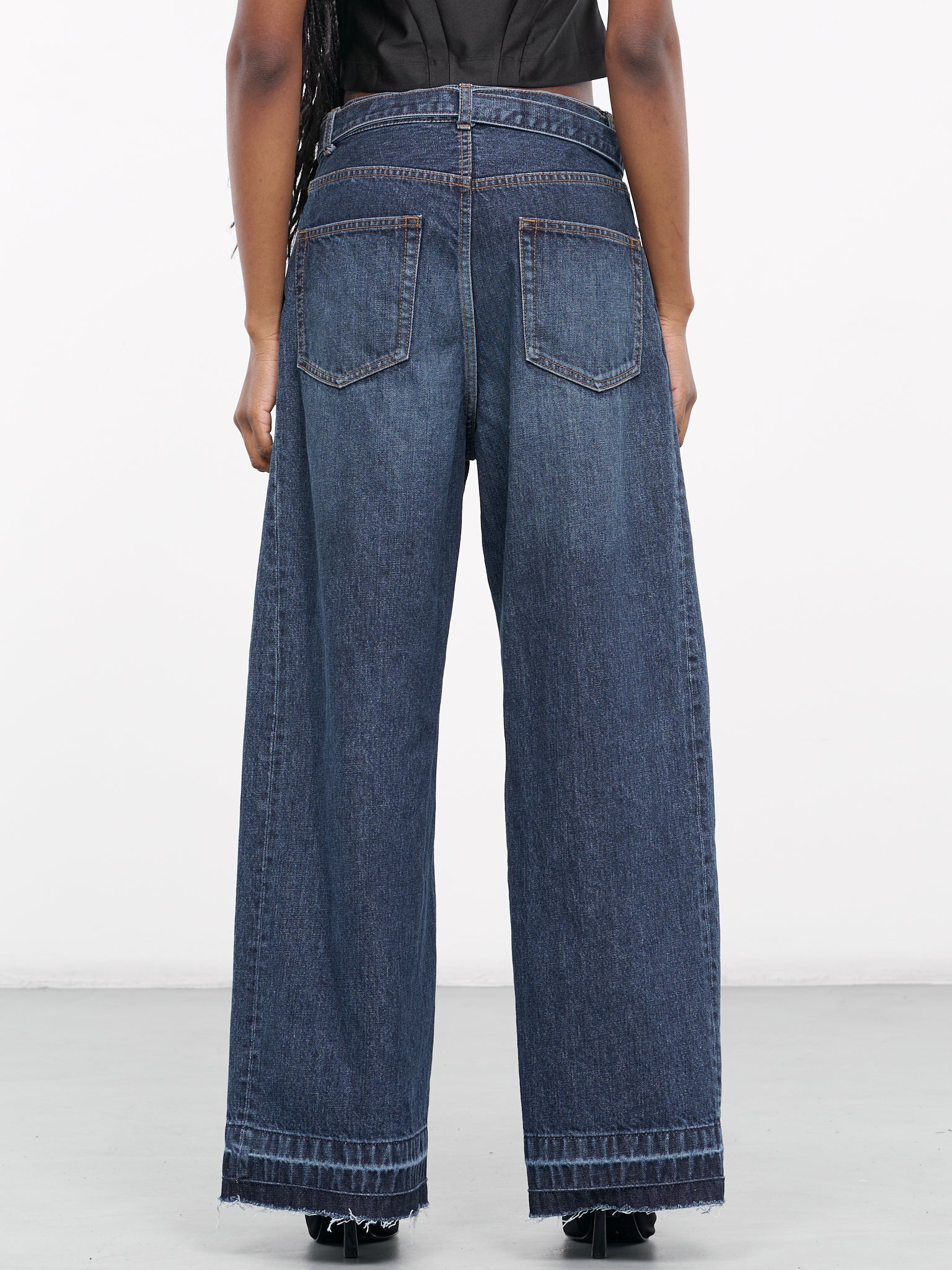 Belted Jeans (24-07140-401-BLUE)