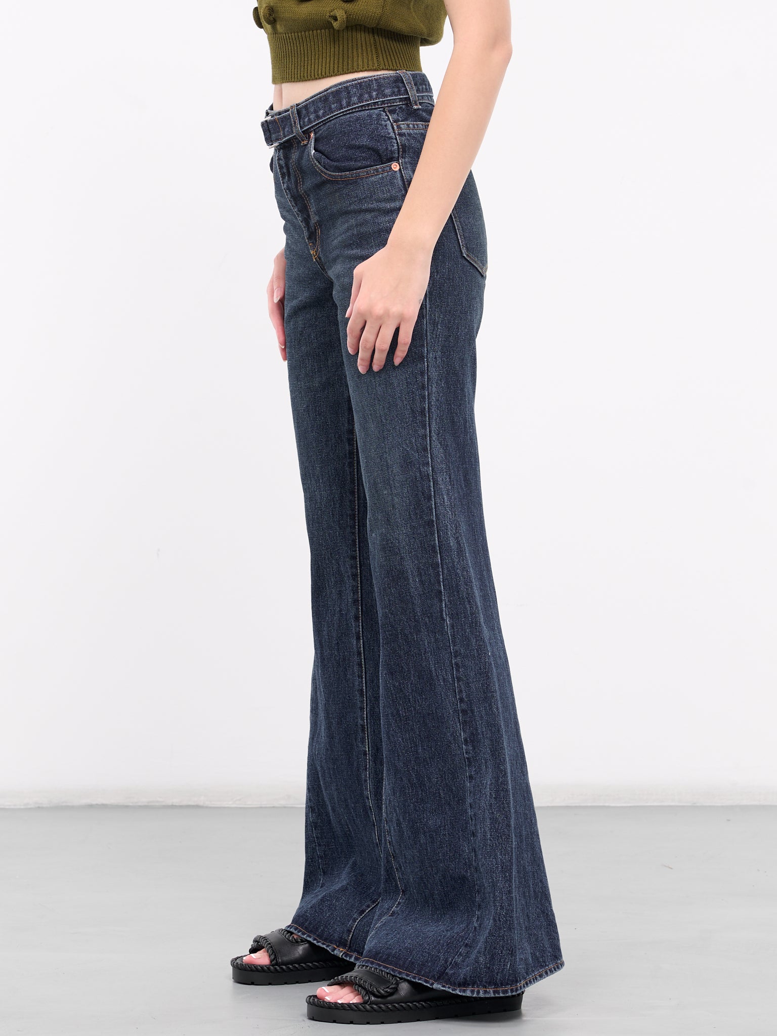 Flared Jeans (24-07290-401-BLUE)