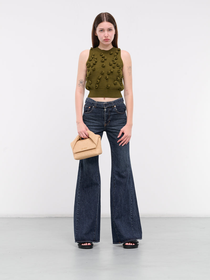 Flared Jeans (24-07290-401-BLUE)