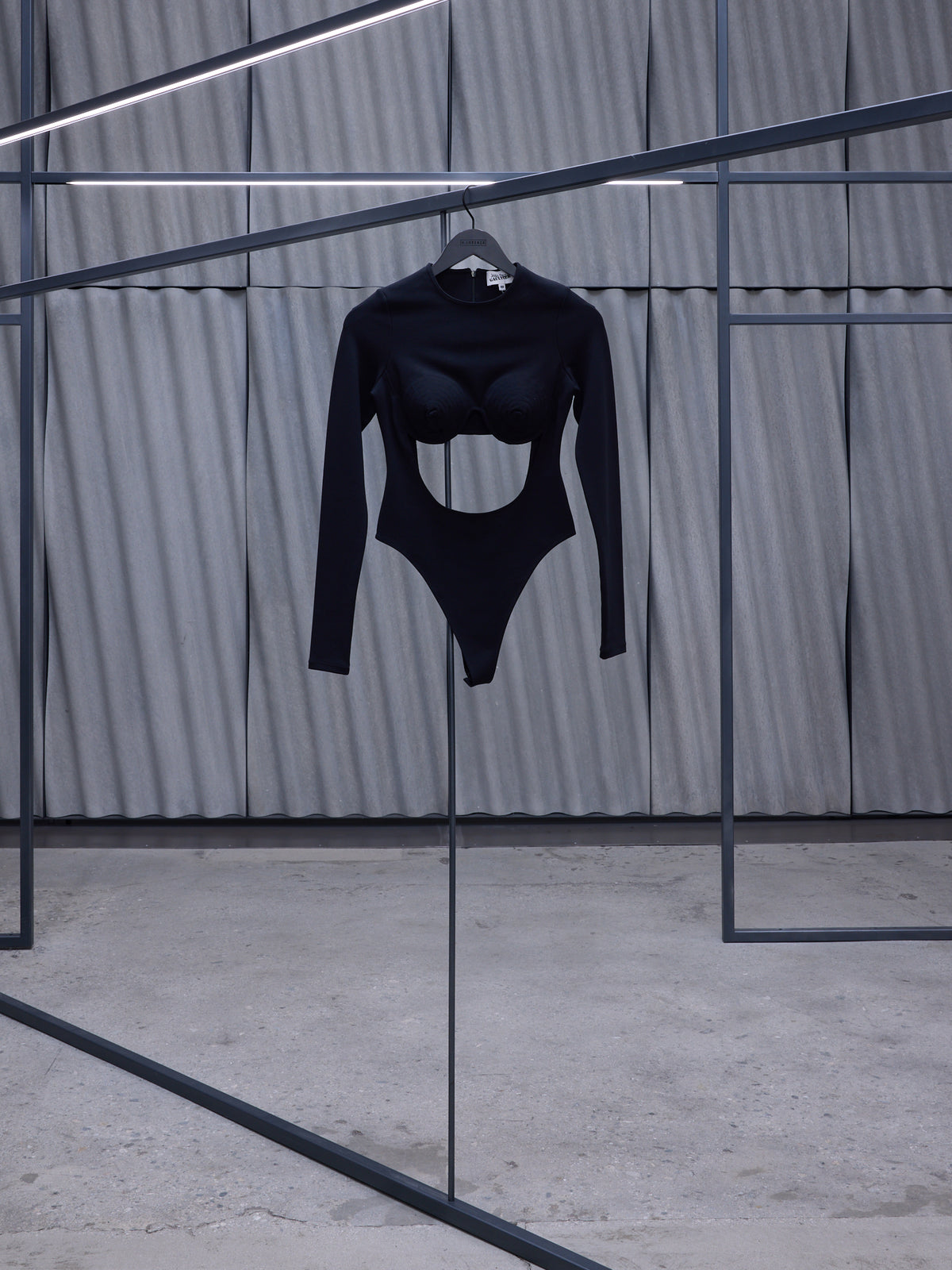 Black Madonna Bodysuit (24-25-F-BD017-J053-BLACK)