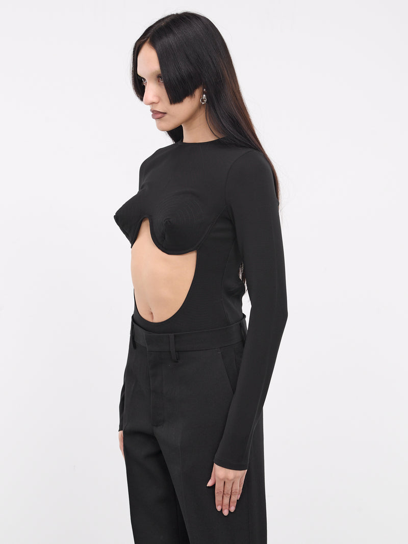 Black Madonna Bodysuit (24-25-F-BD017-J053-BLACK)