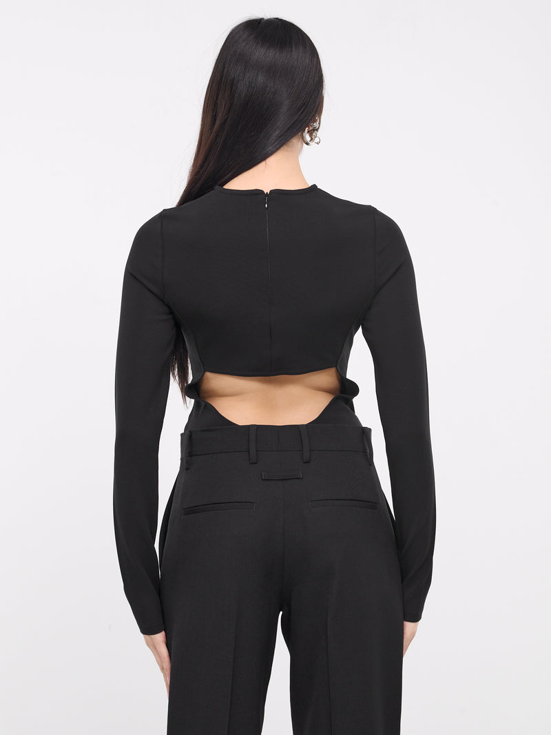 Black Madonna Bodysuit (24-25-F-BD017-J053-BLACK)