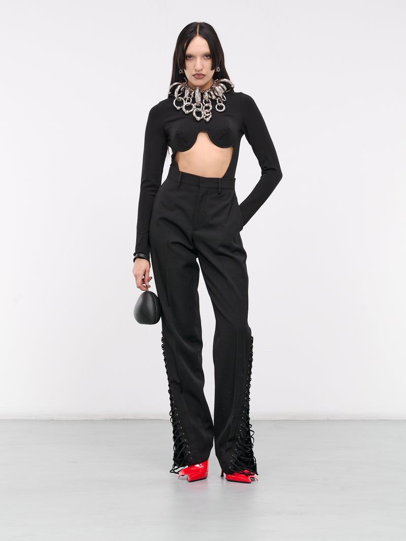 Black Madonna Bodysuit (24-25-F-BD017-J053-BLACK)