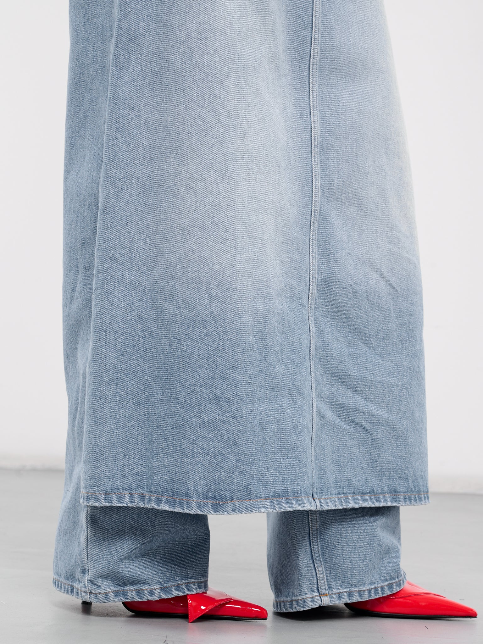 Denim Pants Skirt (24-25-F-JE121I-D014-LIGHT-BLUE)