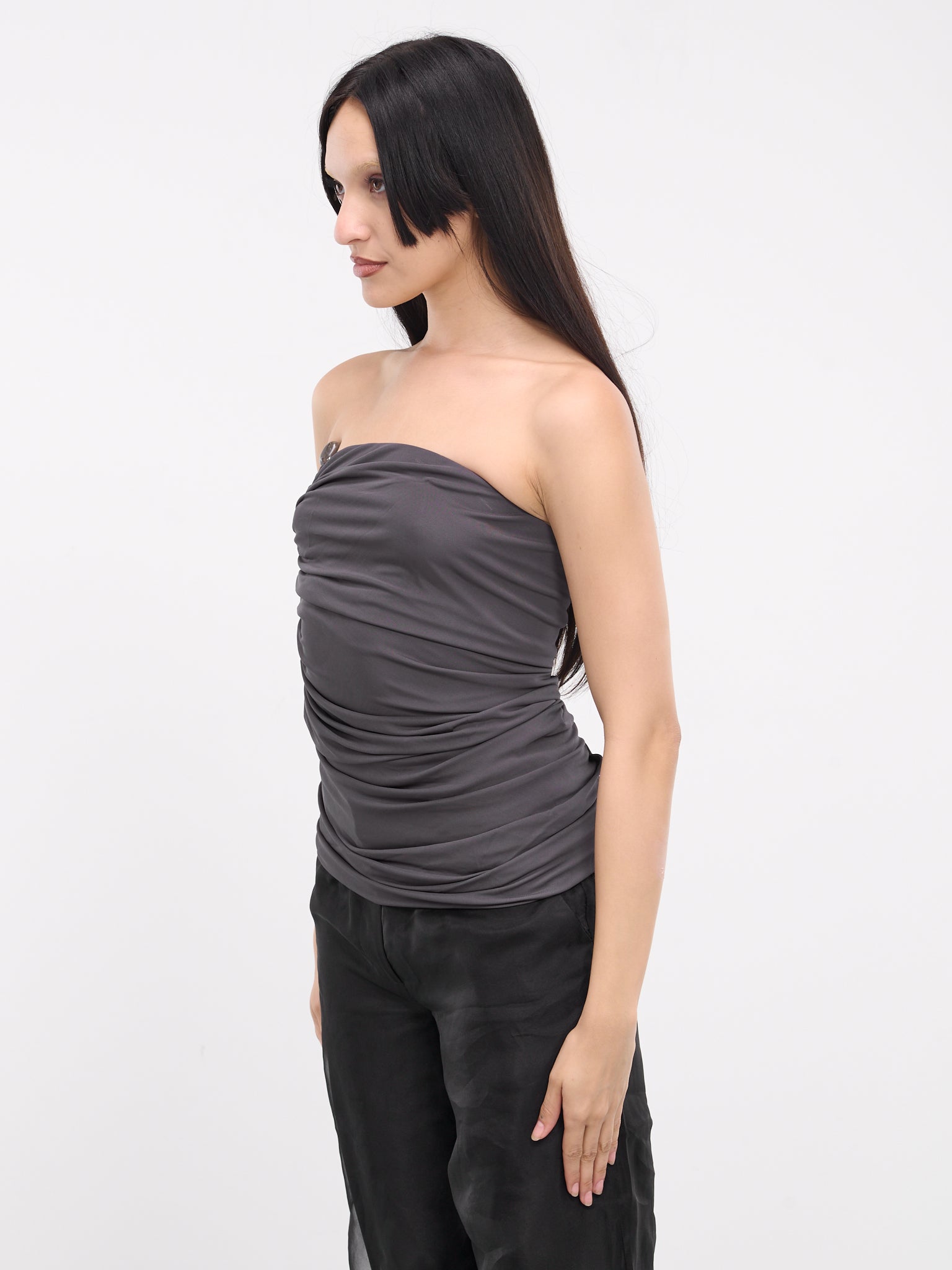 Odessa Arced Side Bustier (24011233-CHARCOAL)