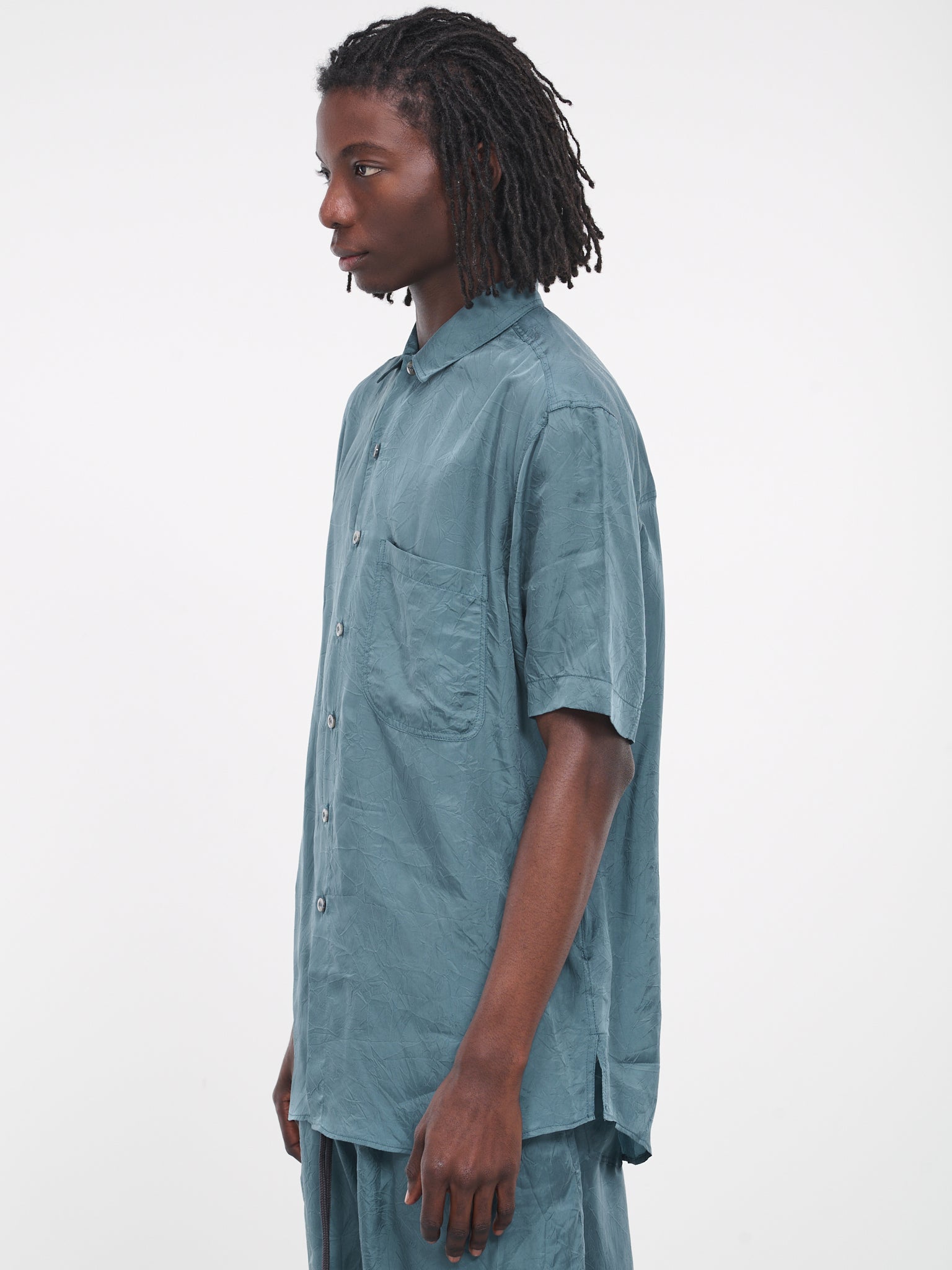 Oversized Shirt (241-MSH059-BLUE)